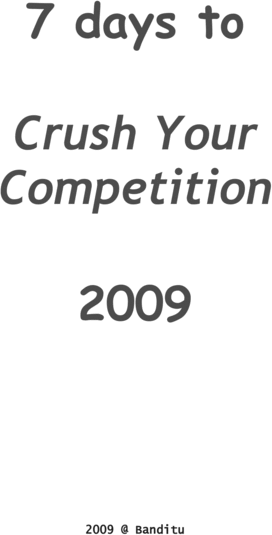 Product picture  Killing SEO Strategies - 7 Days to Crush Your Competition